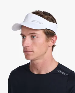 Run Visor White/White – One Size