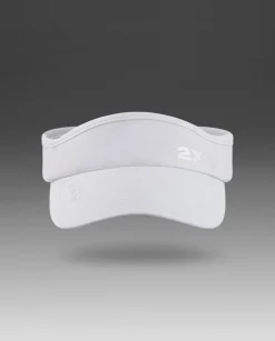 Run Visor White/White – One Size