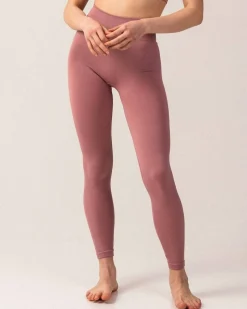 Seamless Yoga Bra + Tights Pink Rose SET