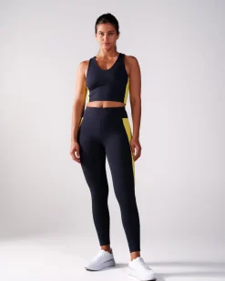 Second-Skin Crop Top Navy