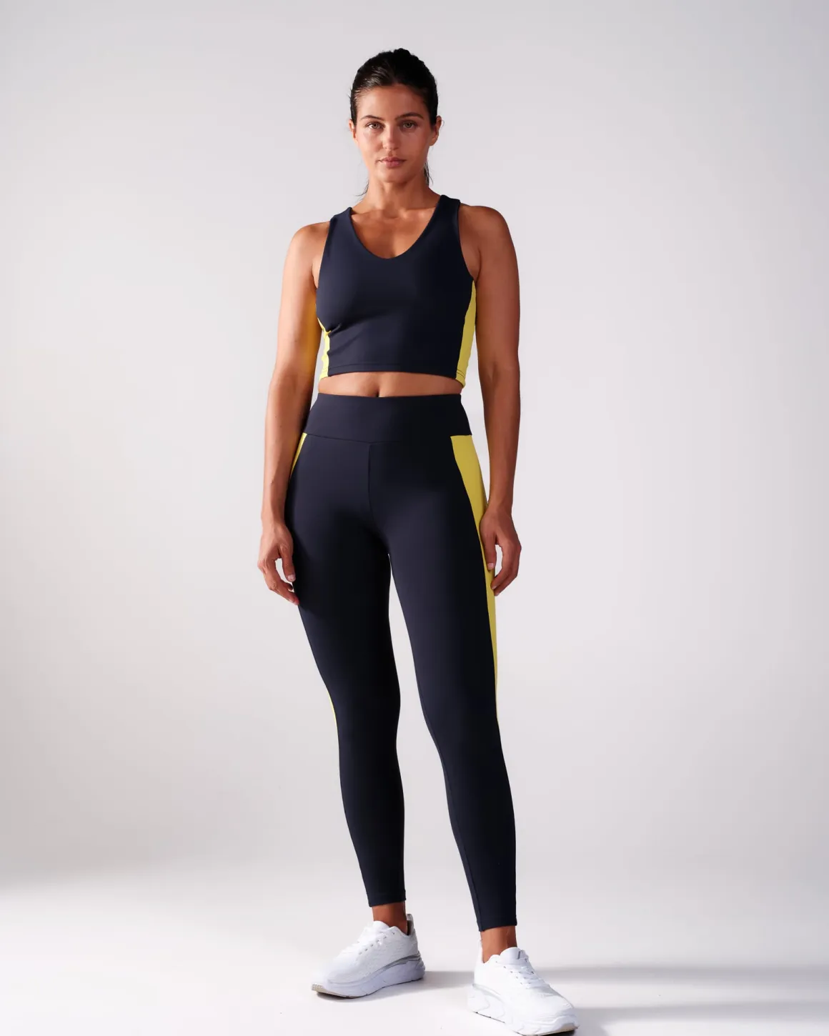 Second-Skin Crop Top Navy