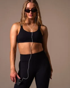 Second-Skin Flare Pants Black