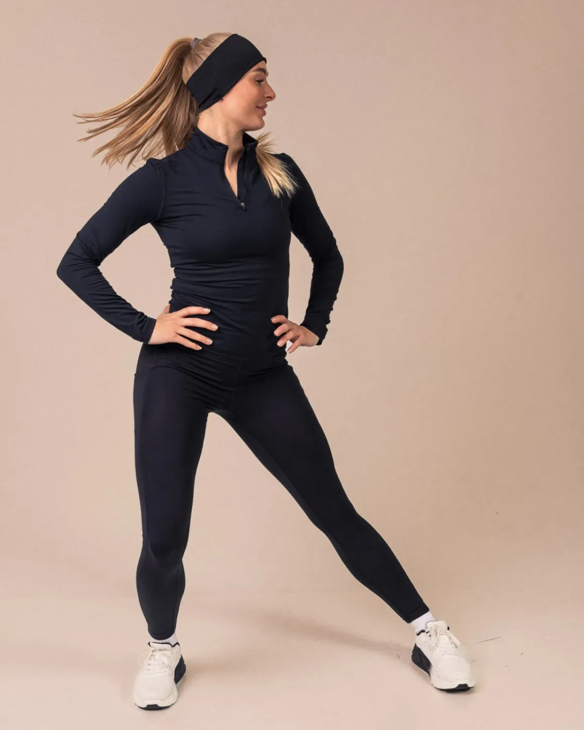Second-Skin Pocket Tights Black