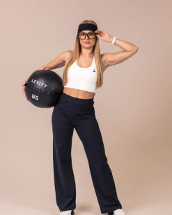 Second-Skin Straight Pants Black