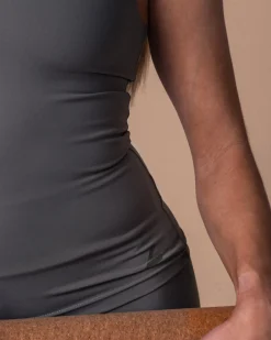Second-Skin Tank Top Green Basil