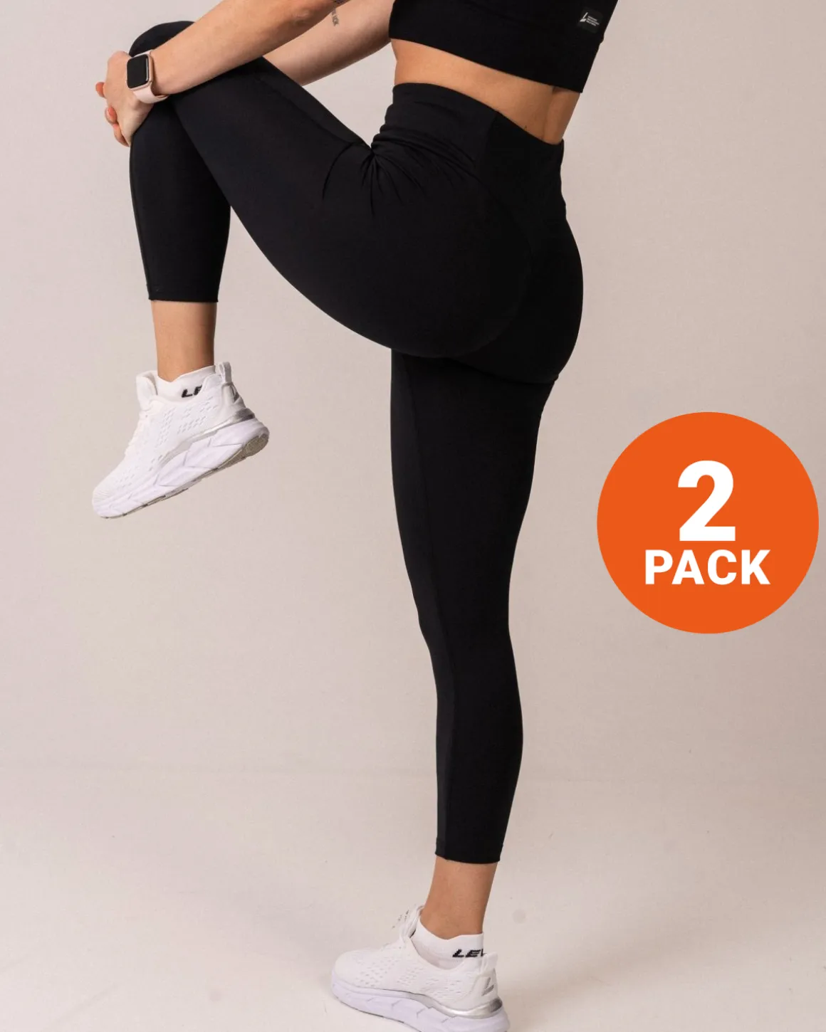 Silhouette Favorable Tights Black 2-PACK