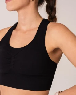Silhouette Seamless Bra + Favorable Tights Black SET