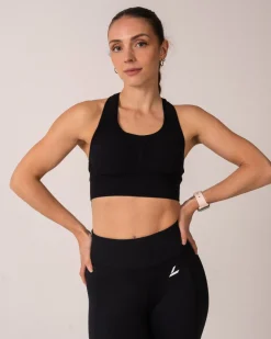 Silhouette Seamless Bra + Favorable Tights Black SET