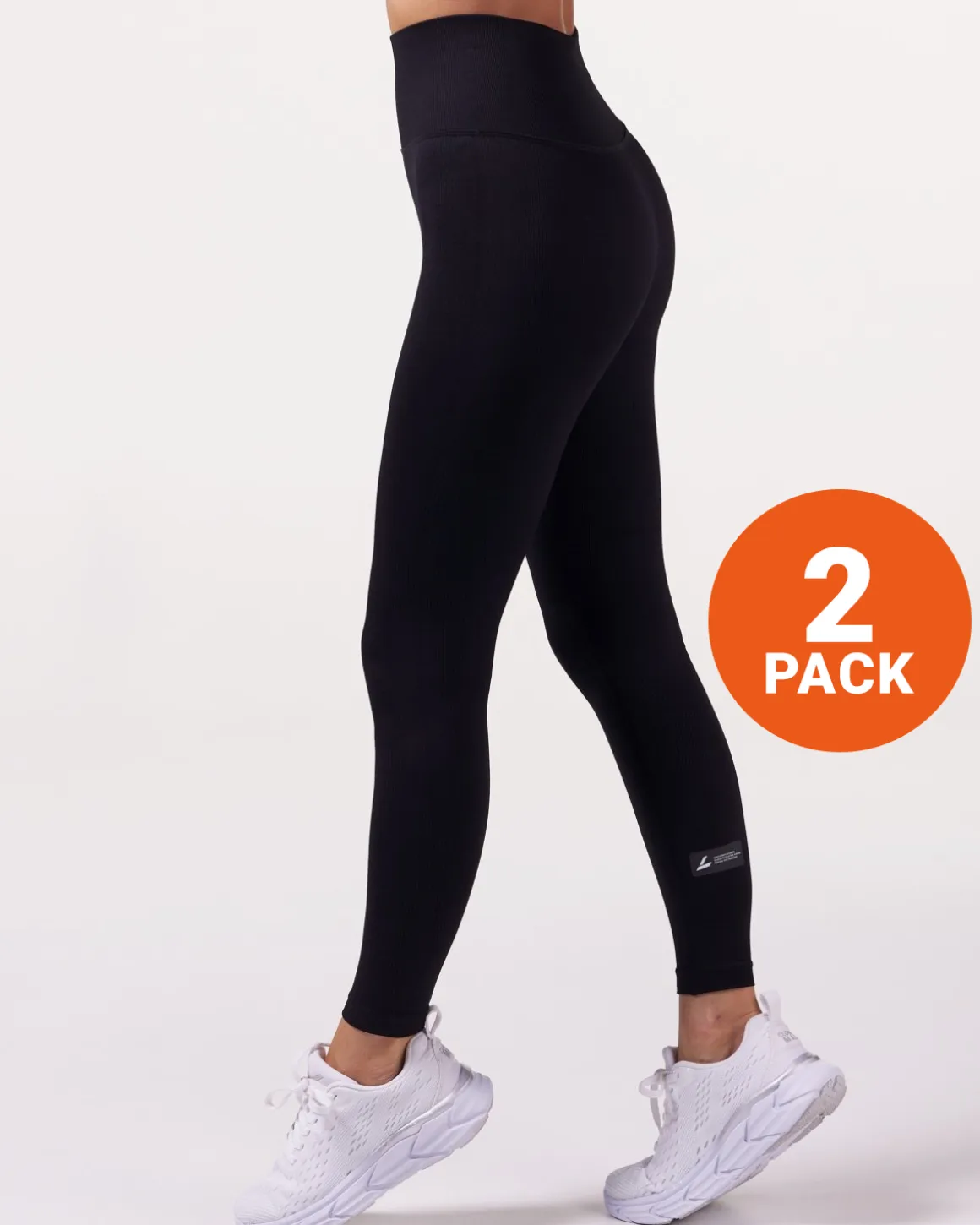 Silhouette Seamless Tights Black 2-PACK
