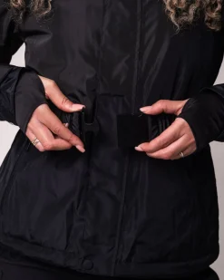 Ski Jacket + Salopette Pants Black SET