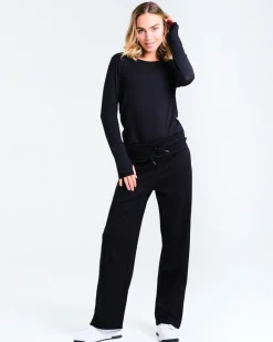 Soft Feel Pants Black