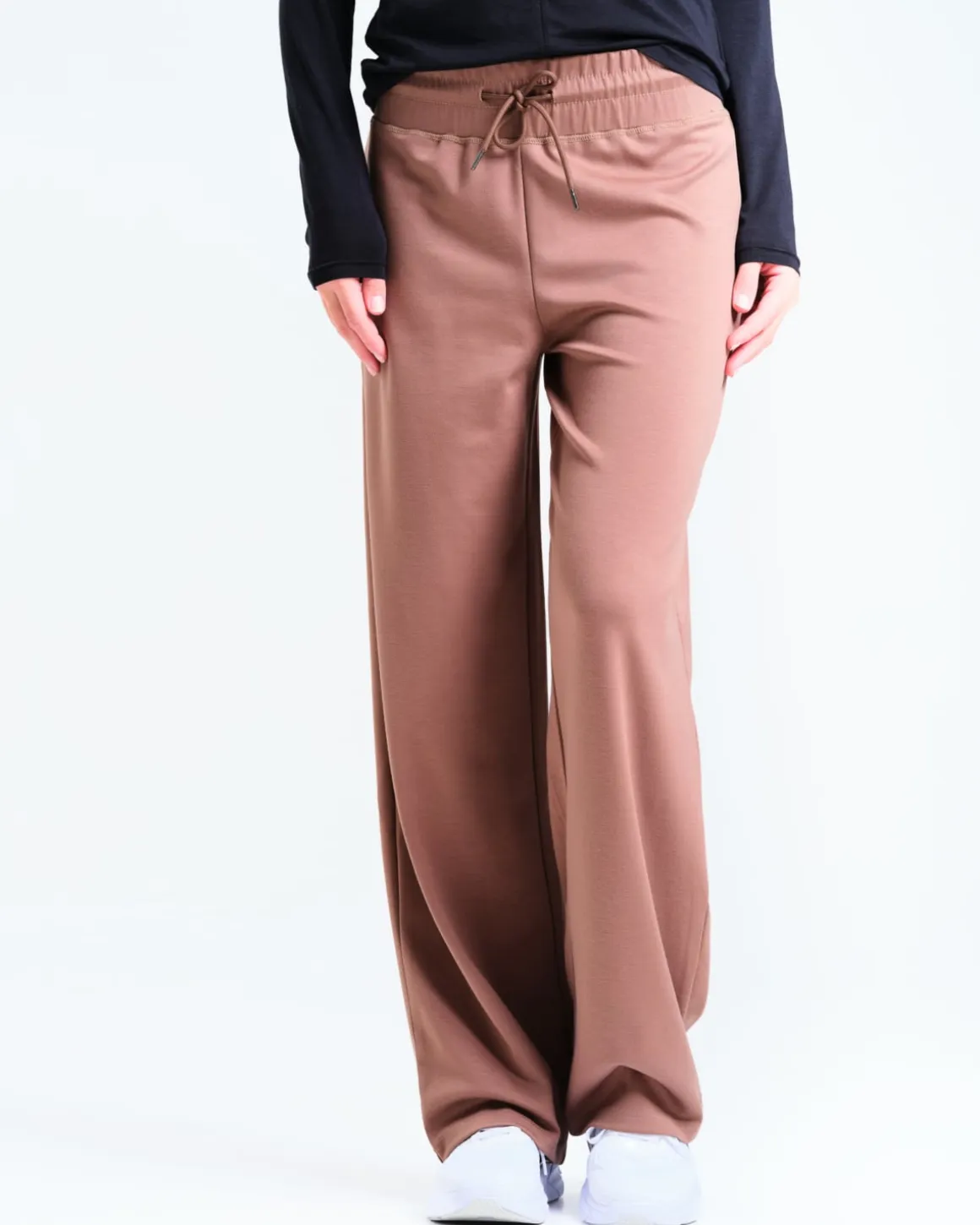 Soft Feel Pants Mole Brown