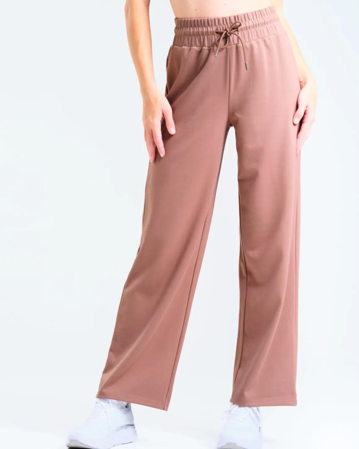 Soft Feel Pants Mole Brown