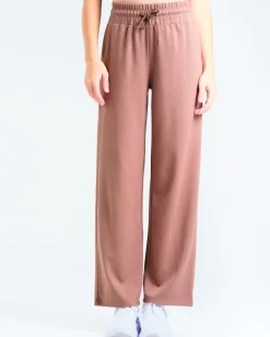 Soft Feel Pants Mole Brown