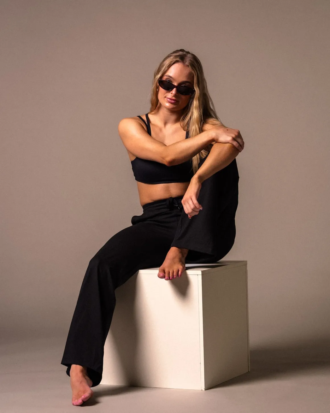 SoftFlow Wide Pants Black