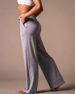 SoftFlow Wide Pants Light Grey Marl