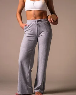 SoftFlow Wide Pants Light Grey Marl