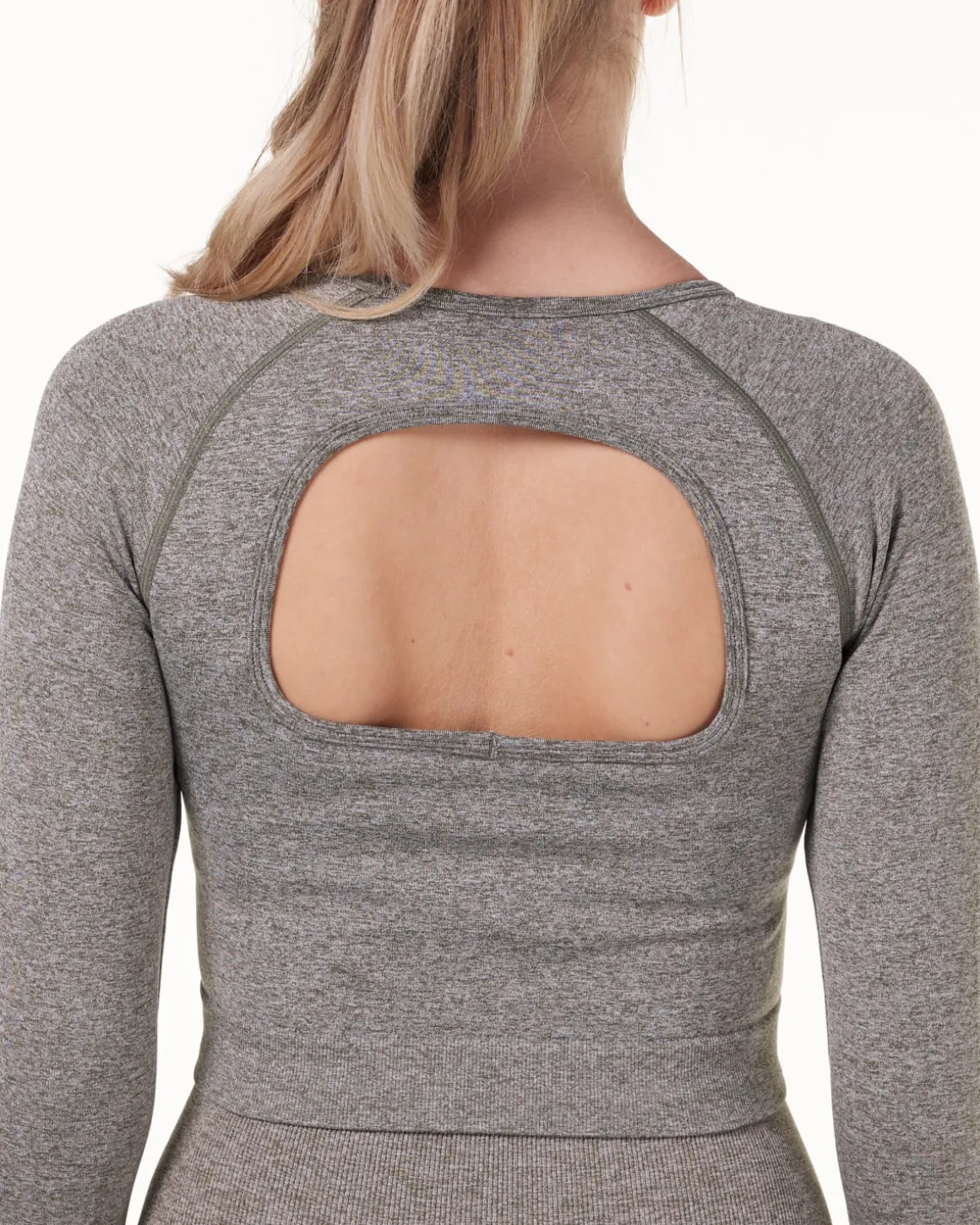 Solar Seamless Cropped LS Green Burnt Marl