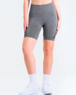 Solar Seamless Shorts Dark Grey Marl