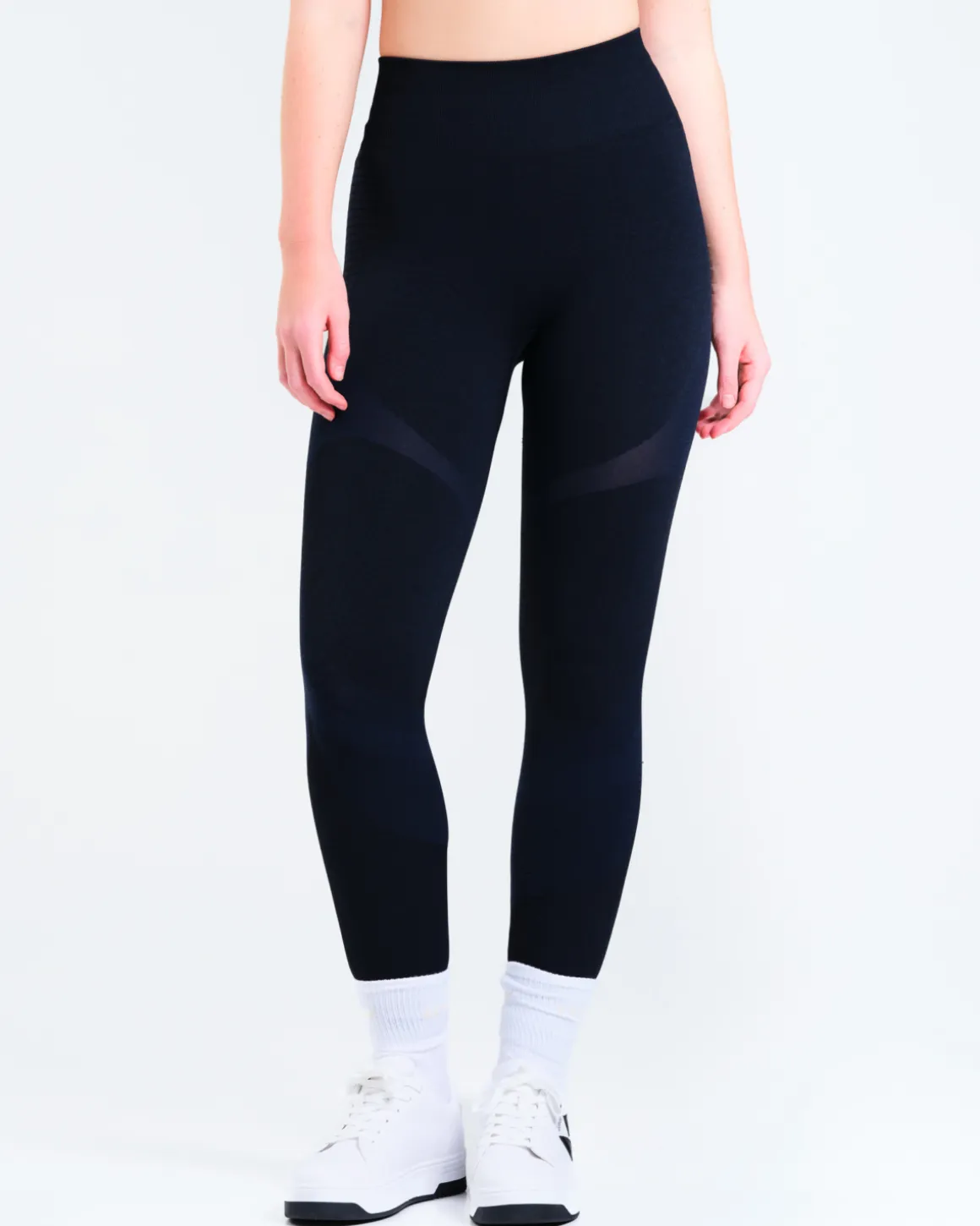 Solar Seamless Tights Blue Navy