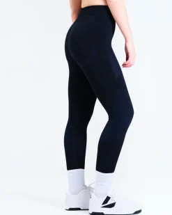 Solar Seamless Tights Blue Navy