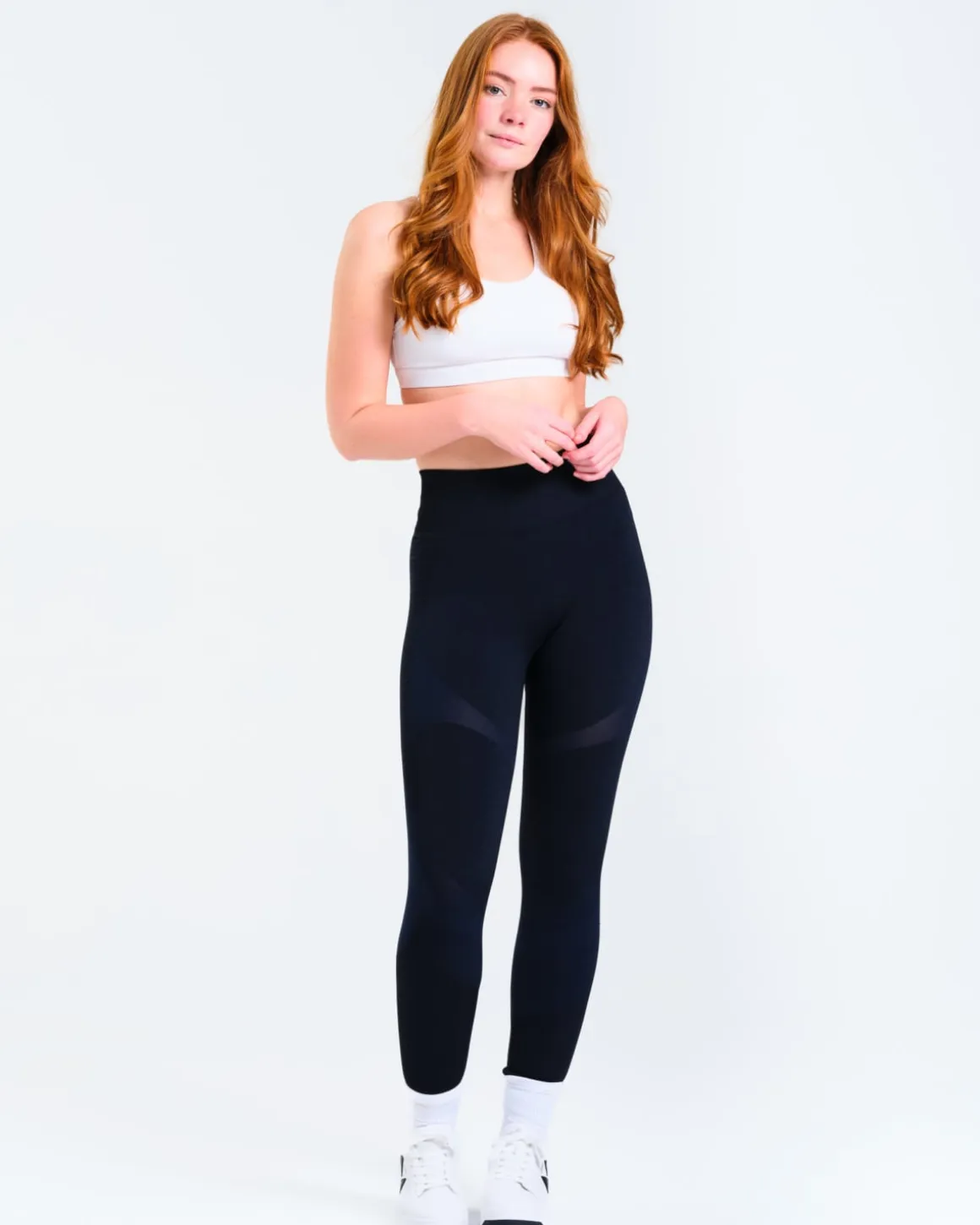 Solar Seamless Tights Blue Navy