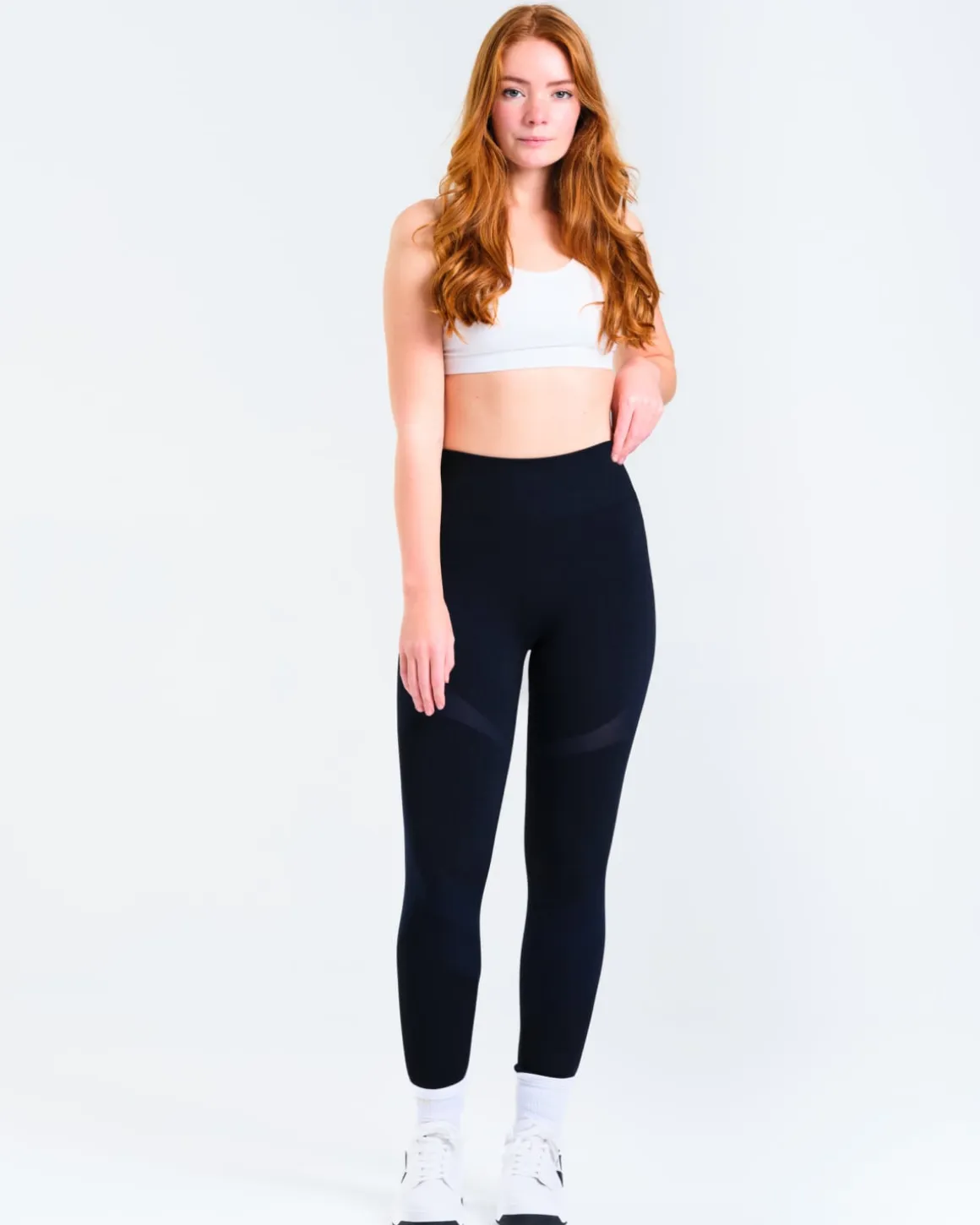 Solar Seamless Tights Blue Navy