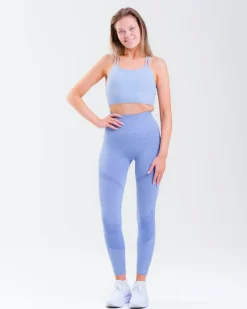 Solar Seamless Tights Blue Tide Marl