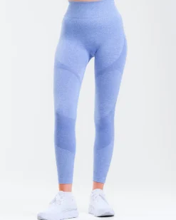 Solar Seamless Tights Blue Tide Marl