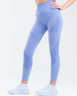 Solar Seamless Tights Blue Tide Marl