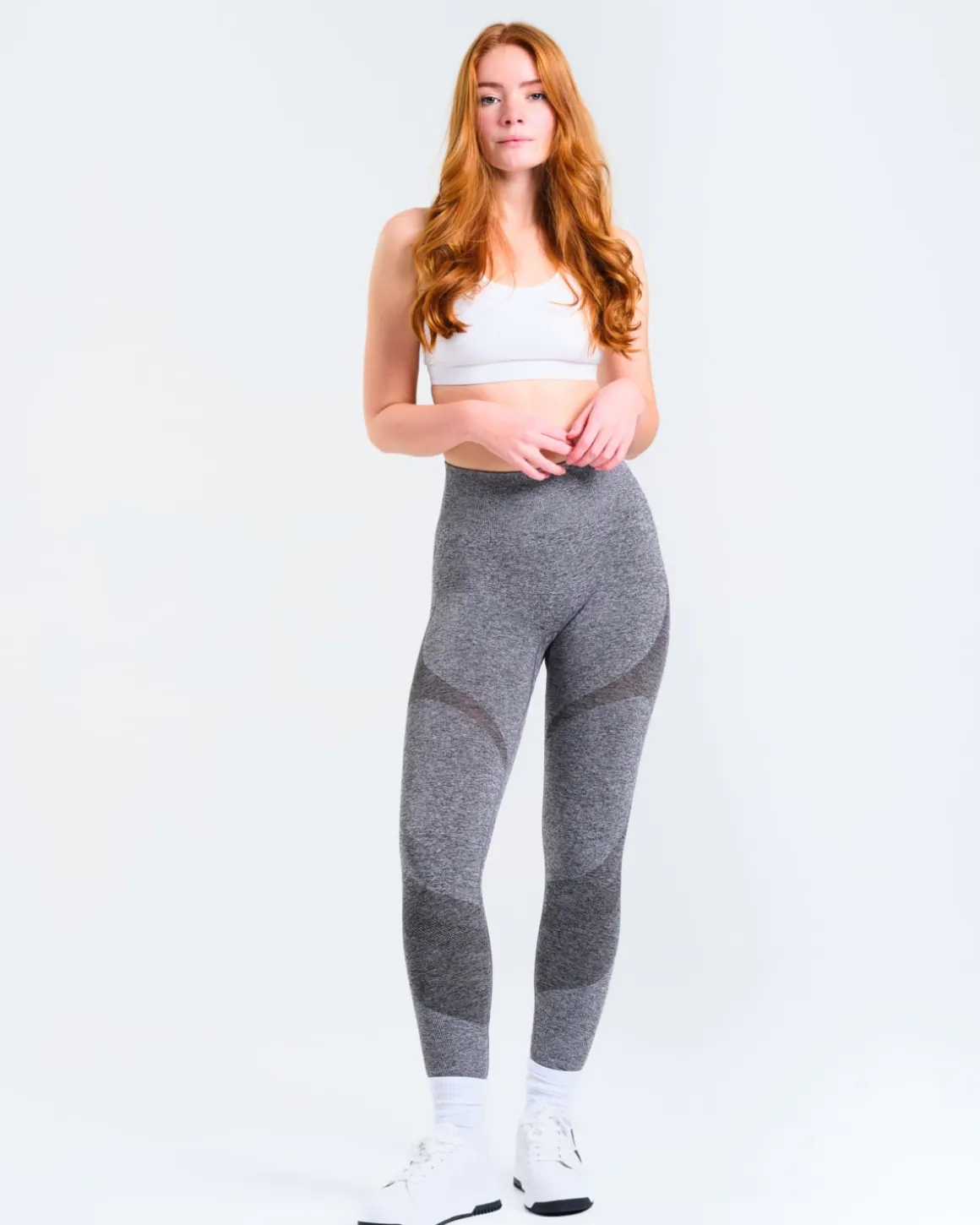 Solar Seamless Tights Dark Grey Marl