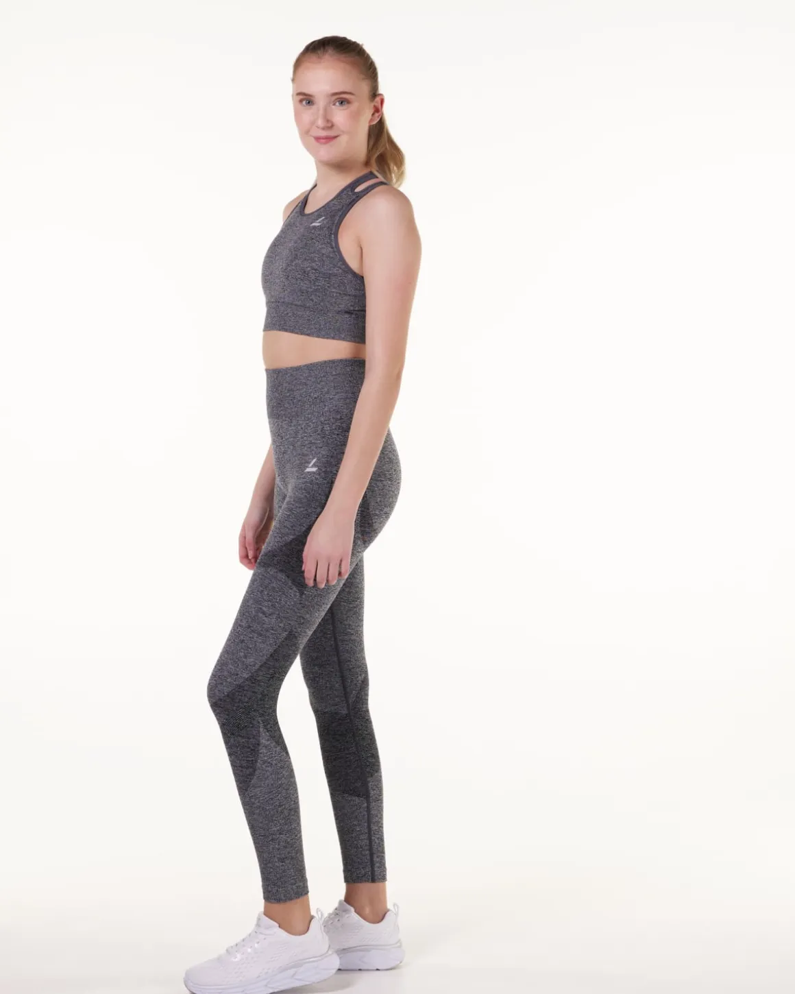 Solar Seamless Tights Grey Marl 22