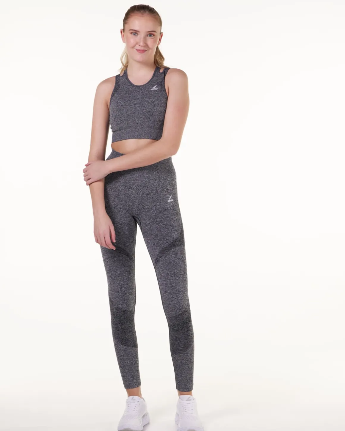 Solar Seamless Tights Grey Marl 22