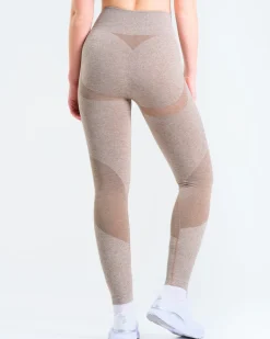 Solar Seamless Tights Mole Brown Marl