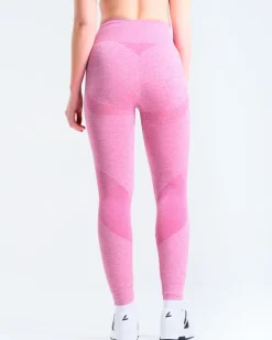 Solar Seamless Tights Pink Violet Marl