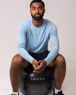 Sports Functional LS M Blue Airy Marl