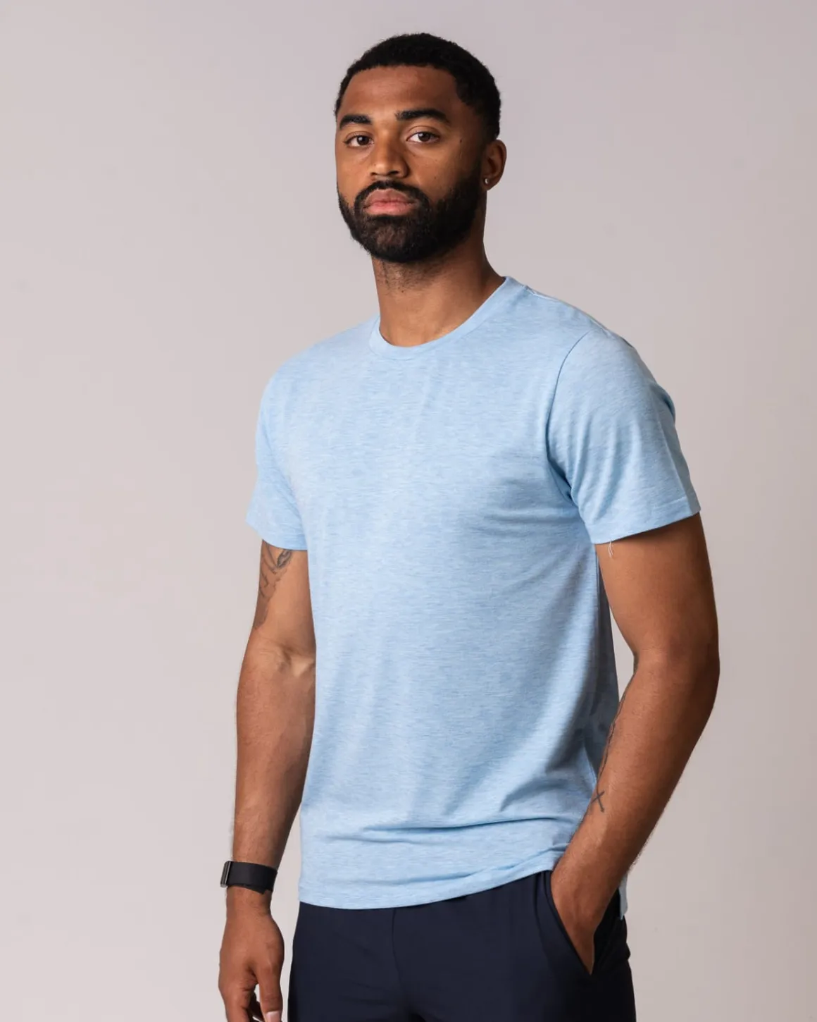 Sports Functional Tee M Blue Airy Marl