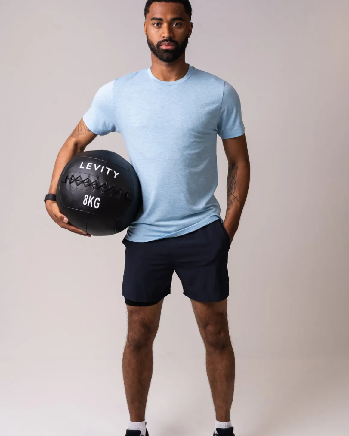 Sports Functional Tee M Blue Airy Marl