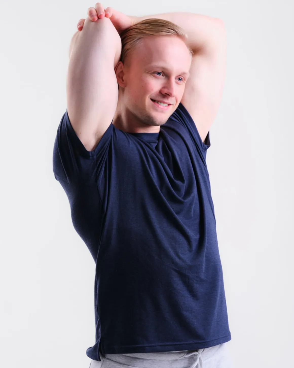 Sports Functional Tee M Blue Navy Marl 2-PACK