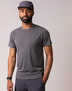 Sports Functional Tee M Dark Grey Melange