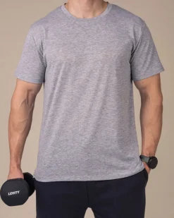 Sports Functional Tee M Light Grey Marl