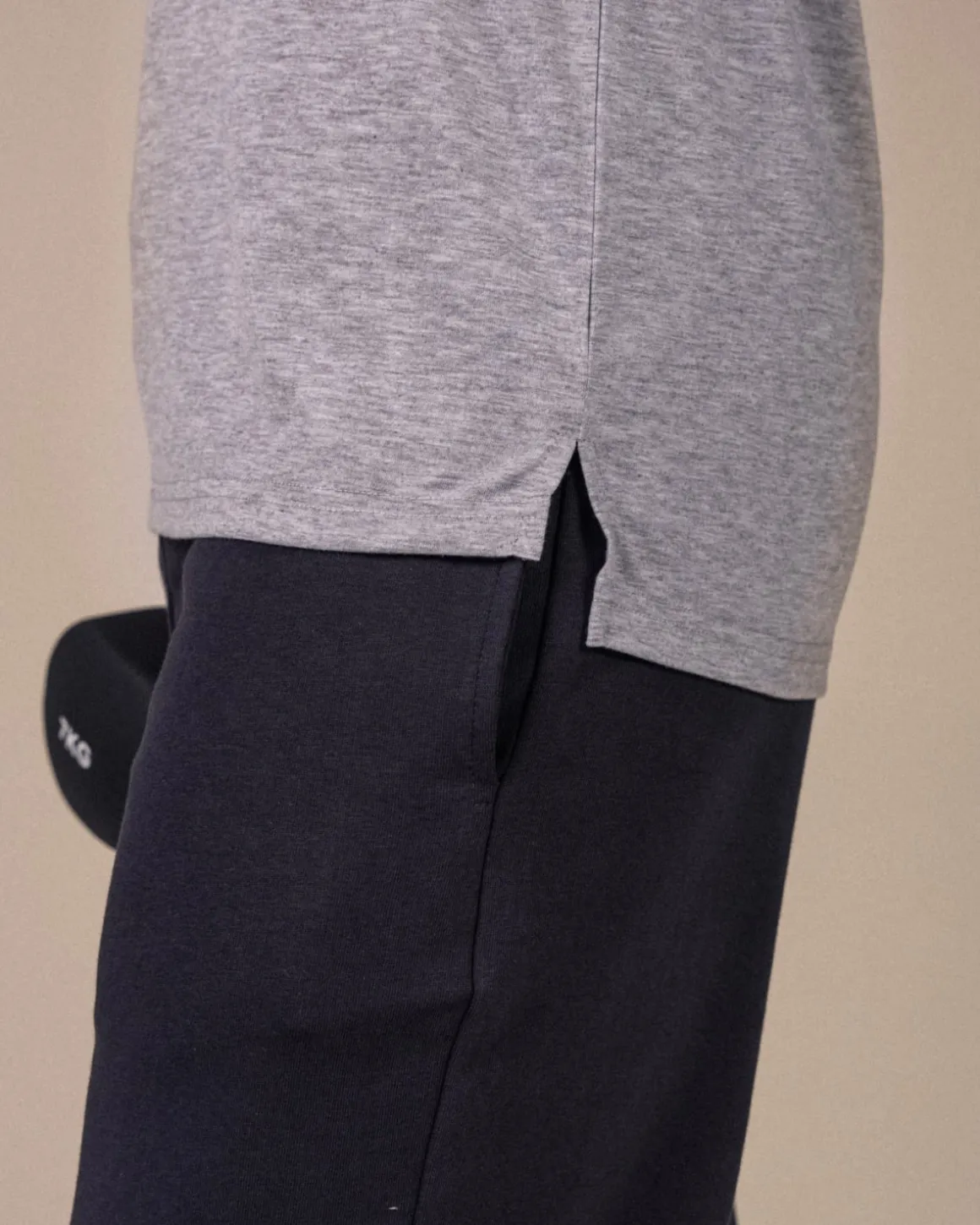 Sports Functional Tee M Light Grey Marl