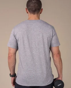 Sports Functional Tee M Light Grey Marl