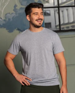 Sports Functional Tee M Light Grey Marl