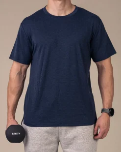 Sports Functional Tee M Navy Marl