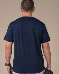 Sports Functional Tee M Navy Marl