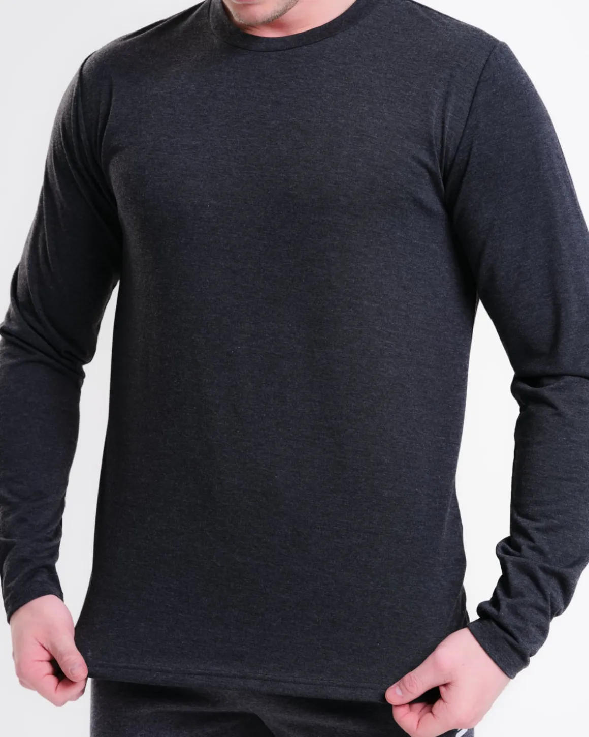 Sports Funtional LS M Black Marl 2-PACK