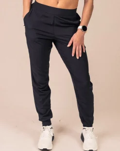 Stellar Rib Pant Black Beauty