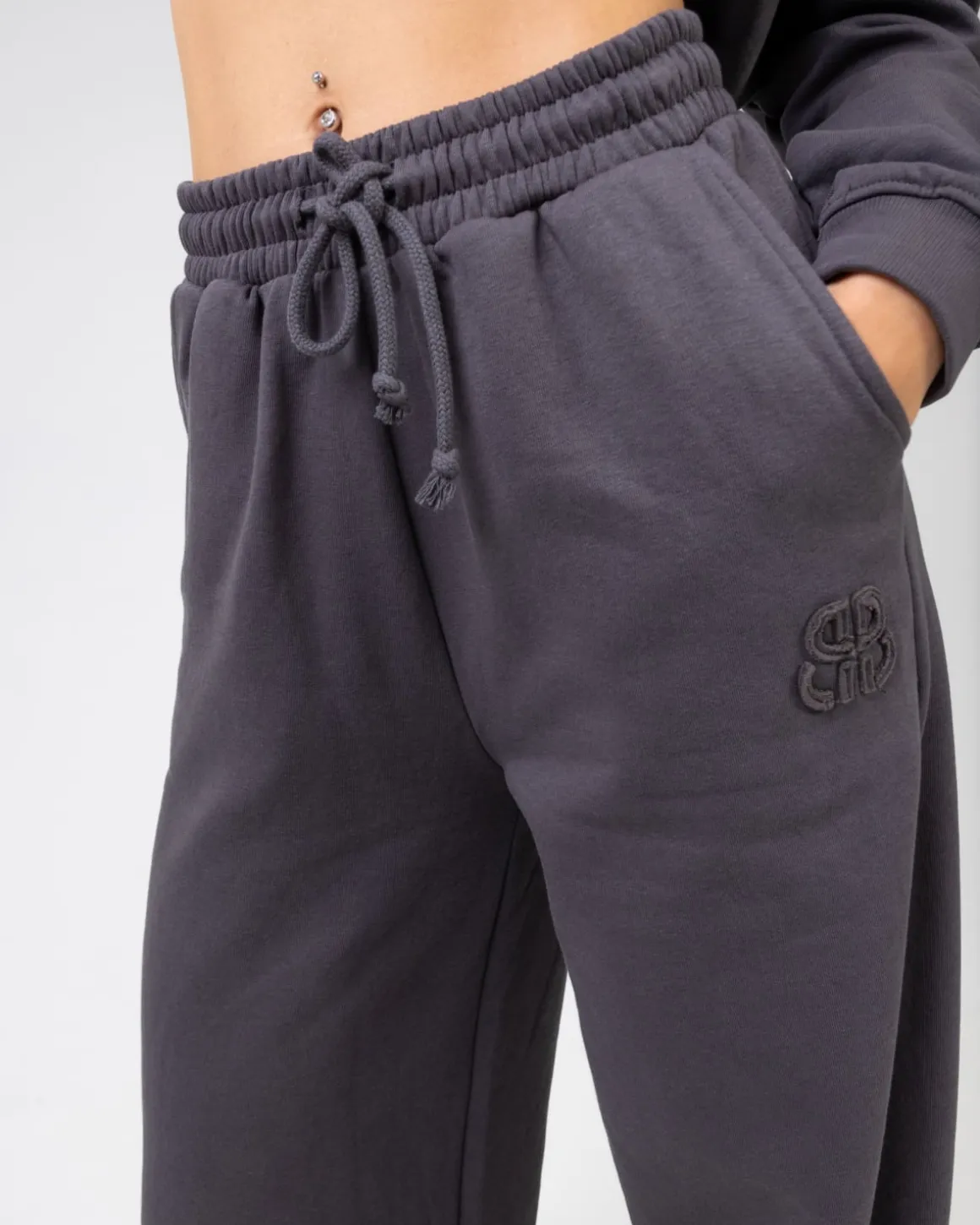 Straight Sweatpants Grey/Trashed