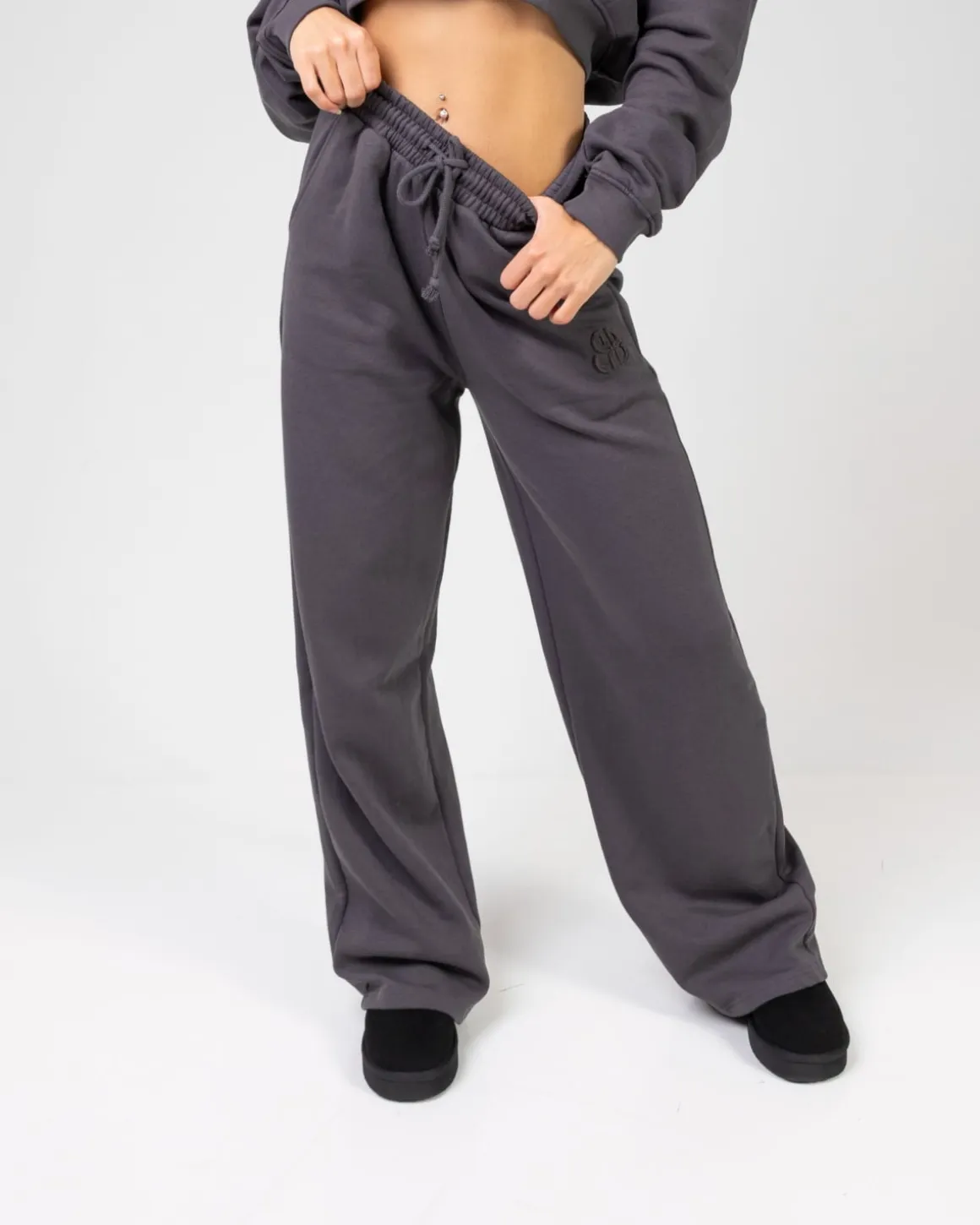 Straight Sweatpants Grey/Trashed